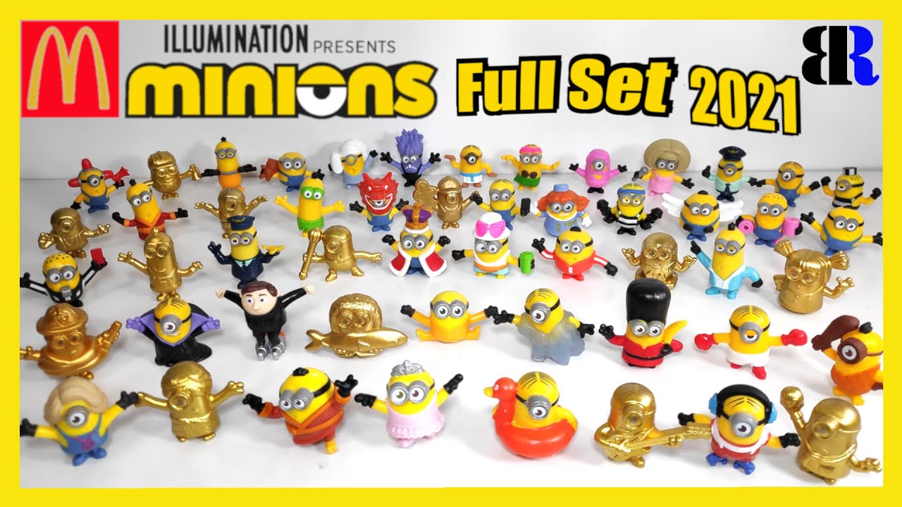 Minions 2021 McDonald's Happy Meal Toy Full Set | COMPLETE SET