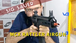 Rifle Airgun Sig Sauer MCX Rattler 4.5mm Co2 Kit