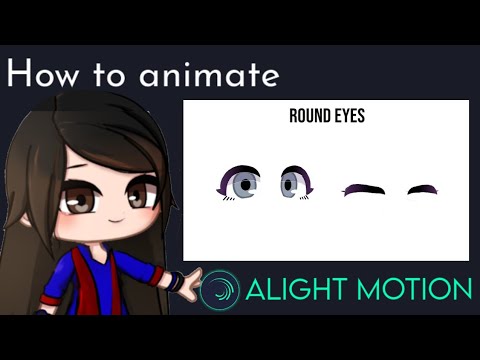 How to animate round eyes in Alight Motion || Gacha Stu-Club Tutorial ||