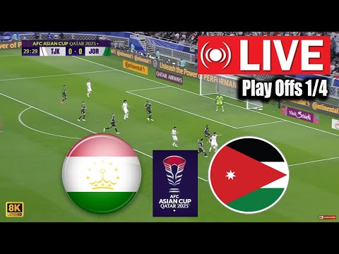 🔴[ПРЯМОЙ ЭФИР] Таджикистан — Иордания | Кубок Азии 2024 года | Полная трансляция матча