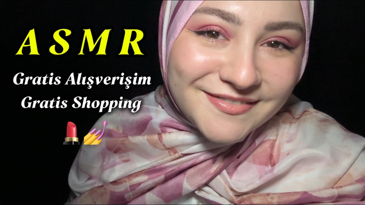 Gratis Alışverişi ASMR 🛍️ | Relaxing Shopping Haul 💅| Soft Sounds✨