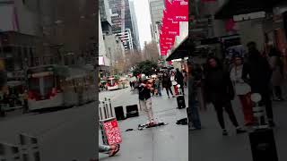 This violinist just took over Flinders Street Melbourne #busker #talent #music