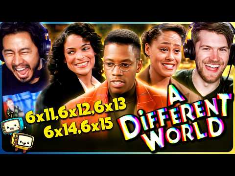 A DIFFERENT WORLD Season 6 Episodes 11-15 Reaction! | Jasmine Guy, Kadeem Hardison, w/ Jaby Koay