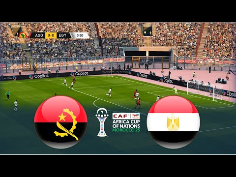 أنغولا ضد مصر كأس الأمم الأفريقية 2025 