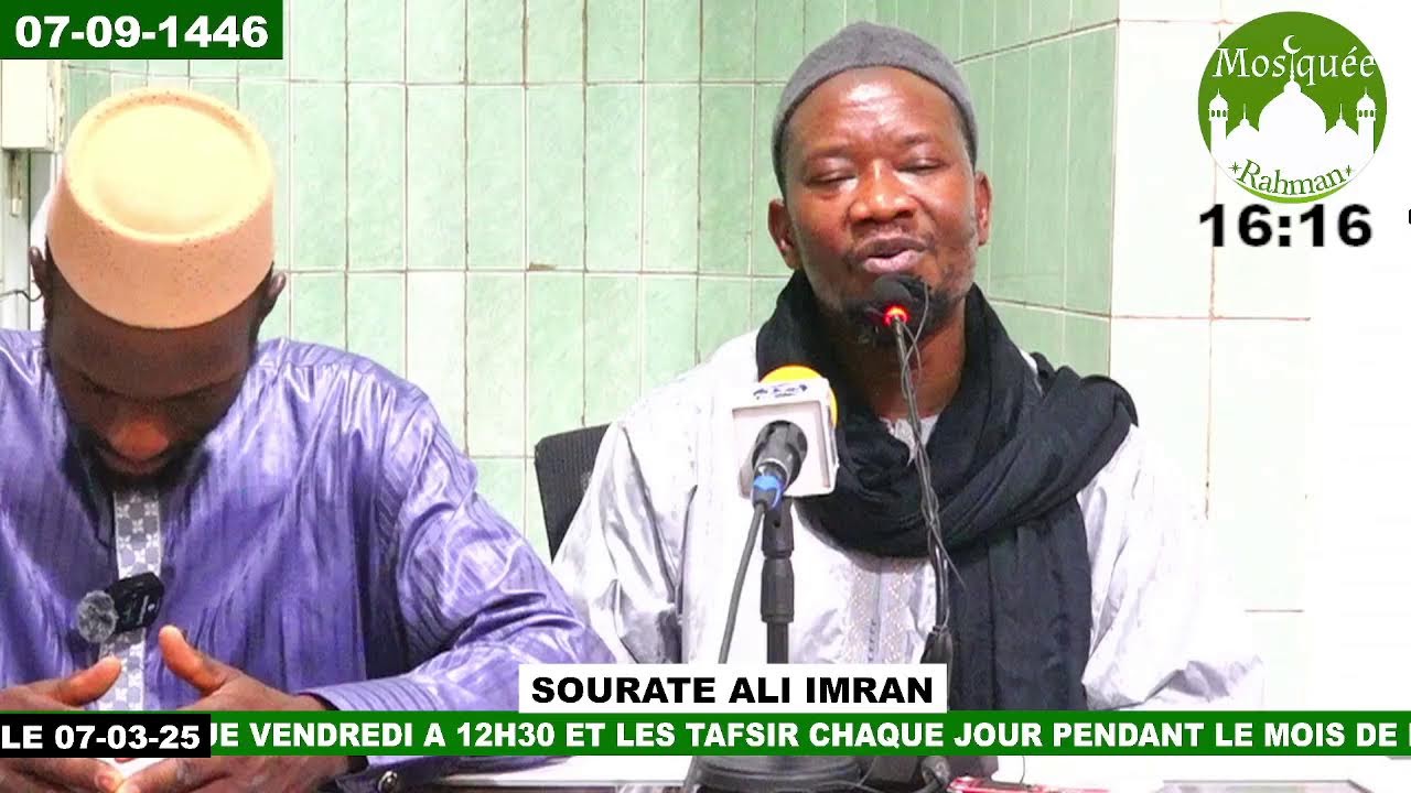 SOURATE ALI IMRAN / IMAM MAHI OUATTARA