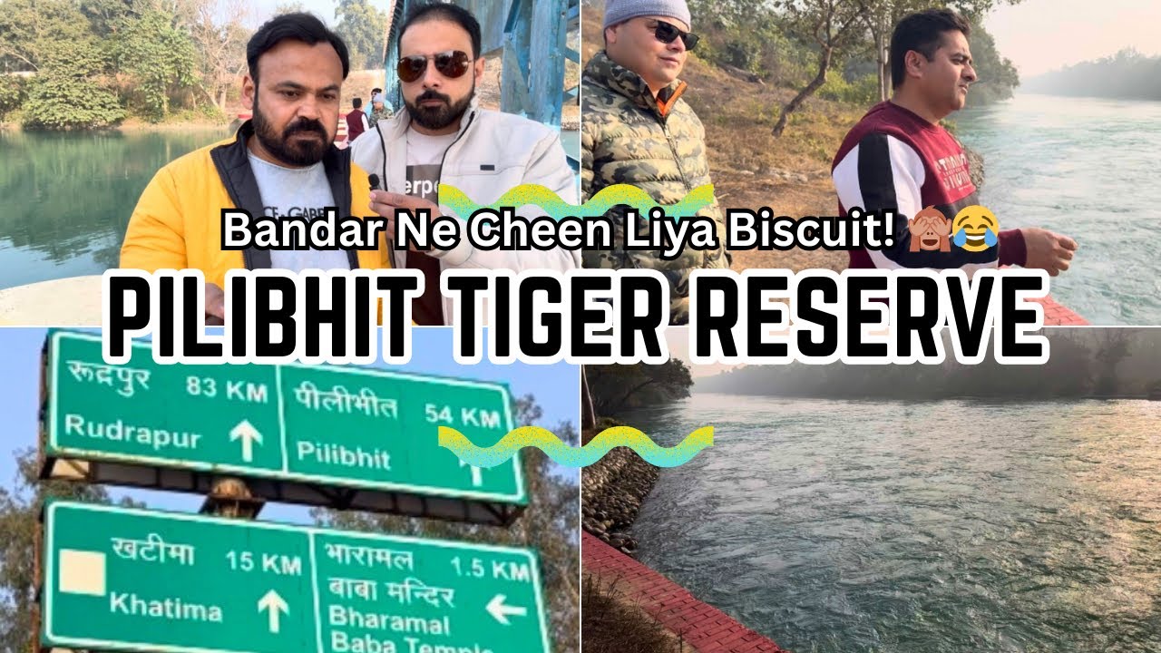Pilibhit Tiger Reserve Adventure Part 1 | Bandar Ne Cheen Liya Biscuit! 😂 |TeamOnWheels