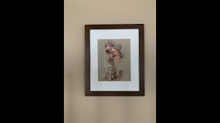 Dimensions Advanced Counted Cross Stitch Kit, Woman with Bouquet, 18 Count Beige Aida, 11'' x Review
