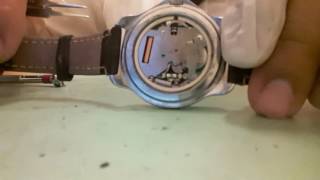 Changing a swiss army watch battery 
