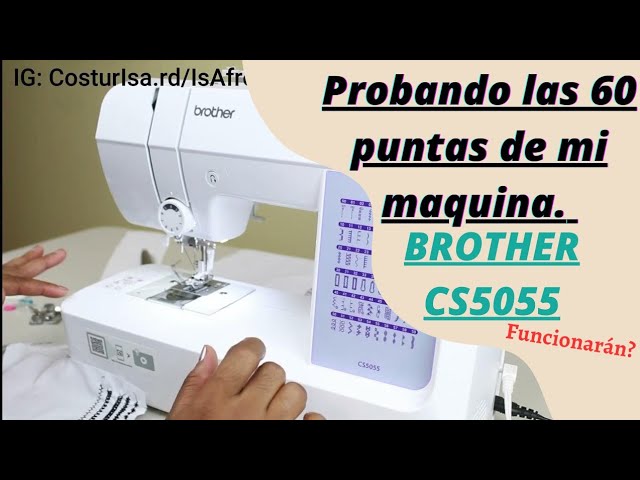 Máquina de coser Brother CS7205 Digitalizada 150 puntadas