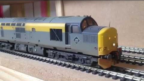 Daves model railway in the loft