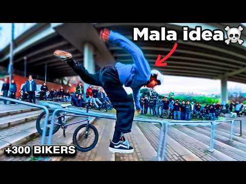 +300 BIKERS vs LAS CALLES DE BARCELONA 🧨 QUEDADA BMX LUS 2025