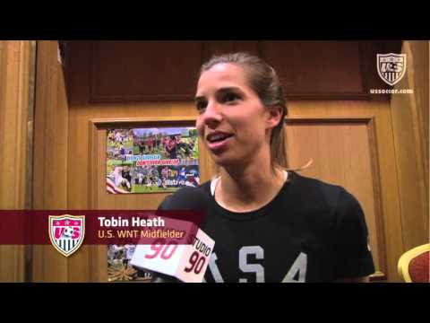 After Wednesday's 4-2 win over France the U.S. WNT has just two days to prepare for their second game against Colombia. Hear from Heather O'Reilly, Tobin Hea...