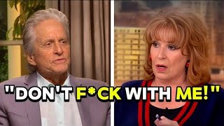 Michael Douglas LOSES IT LIVE On The View After Heated Exchange With Joy Behar