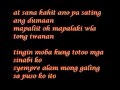 Mahal Kita - Curse One (with lyrics)