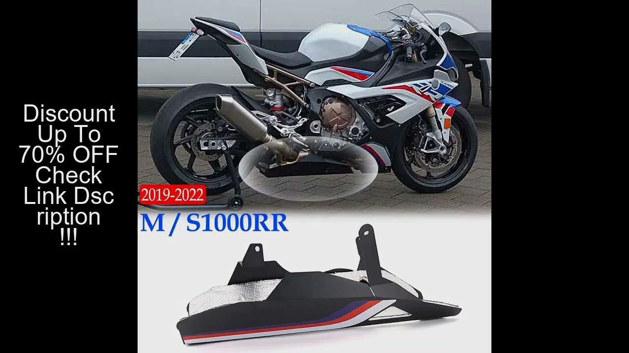2022 2021 2020 2019 Black New Motorcycle Belly Pan Engine Spoiler Side Fairing Body Kits For BMW M10