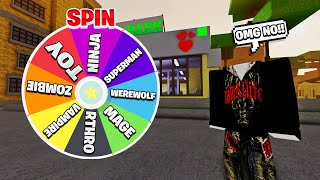 Raiding BUT Everytime I Die I Spin THE WHEEL To Pick My ANIMATION PACK in Da Hood! 😲