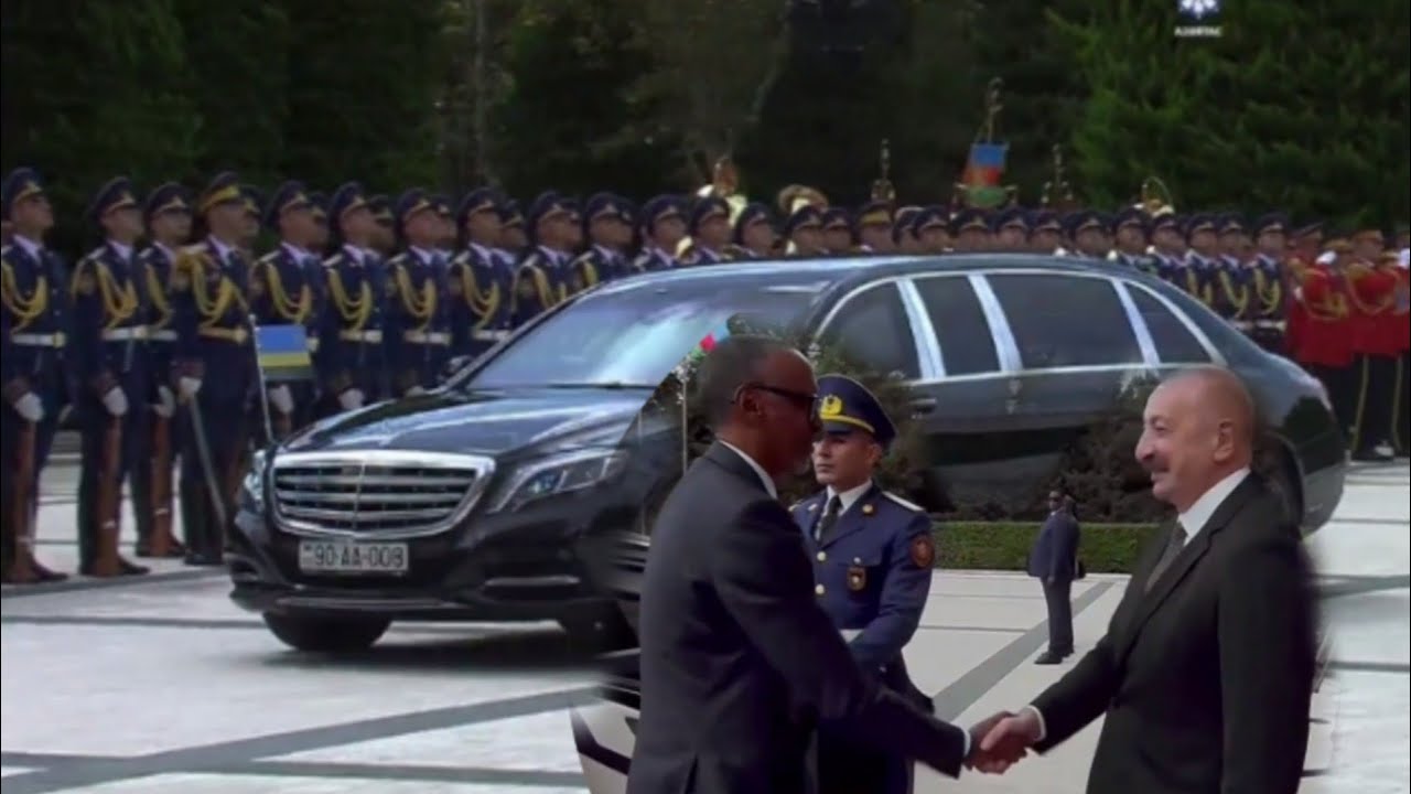 P. Paul Kagame Dore uko yakiriwe Muri Azerbaijan - YouTube