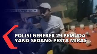 Buat Resah Warga! 29 Pemuda yang Gelar Pesta Miras di Makassar Digerebek Polisi