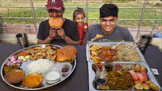 Desi Chinese Thali Vs Punjabi Food Thali Eating Challenge | Man Vs Food | Street Food Challenge
