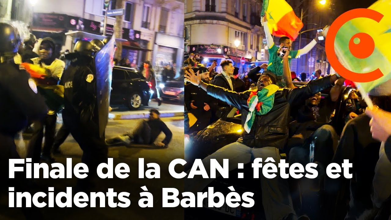 Finale de la CAN : fêtes et incidents à Barbès après la victoire du Sénégal