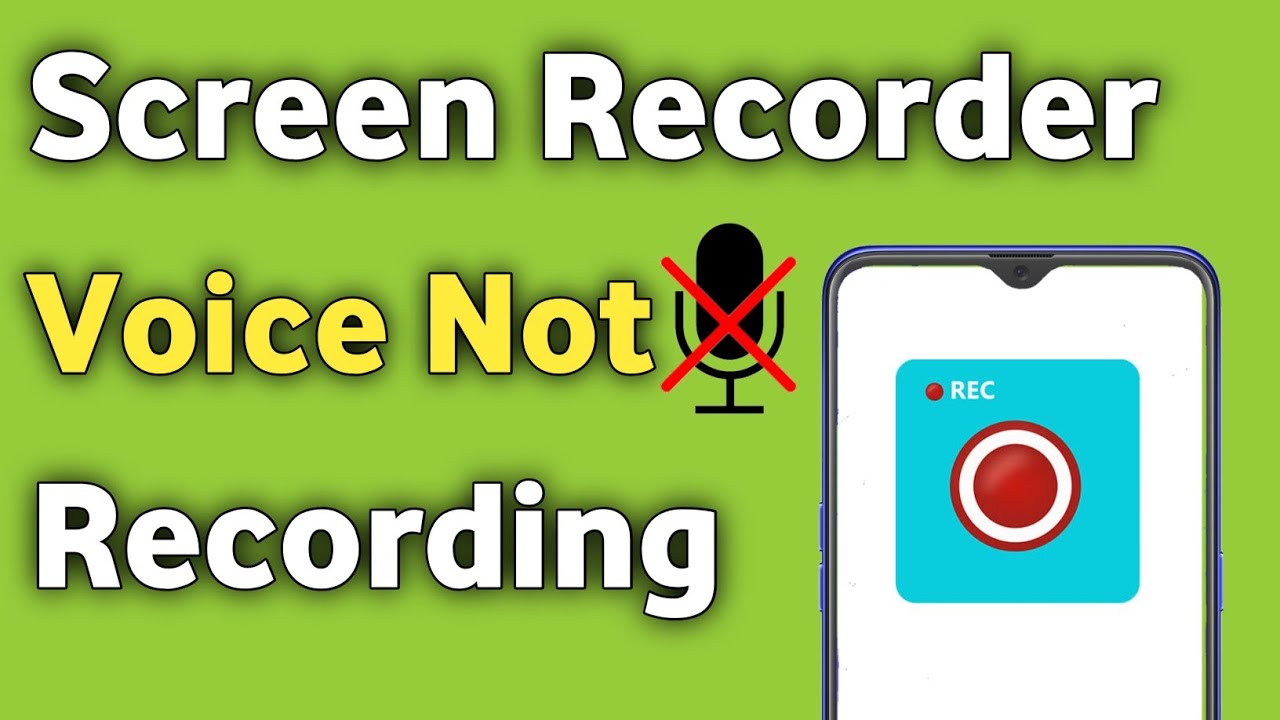 Motorola Phone Screen Recorder Voice Not Recording Problem Solved