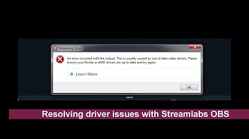 Driver issues with OBS Streamlabs and Virtual Desktop/VR