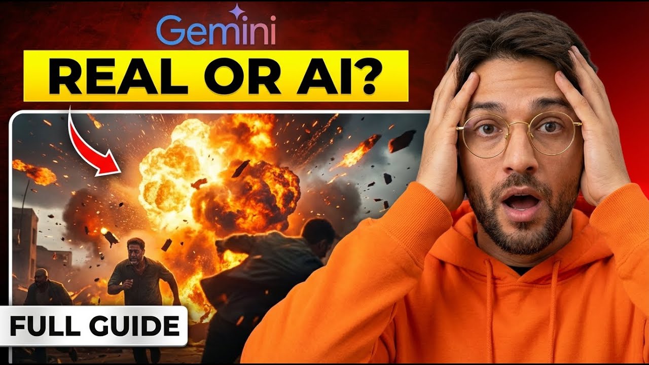 How to Spot If a Video Is Real or AI Generated with Gemini | Step by ...