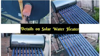 Solar Water heater details |Details on initialization cost, maintanance, usages screenshot 4