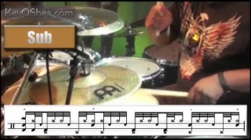 ★ Advanced Drum Lesson ★ Chris Coleman Transcription 2014