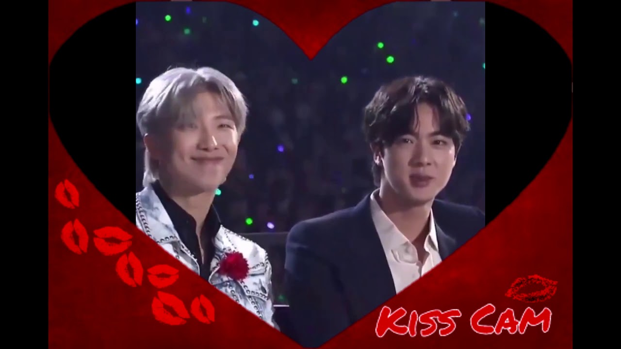 namjin kiss cam - YouTube