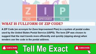 Celebrity What is Fullform of ZIP Code | ZIP Full Form Profile