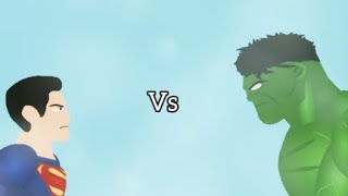 Super man vs Hulk | Stick Nodes |