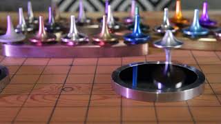 ForeverSpin Spinning Top - Aluminium - Upside-Down Spin Misbehaving