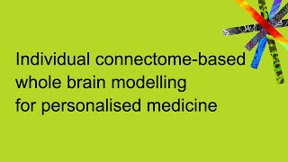 Individual connectome-based whole brain modelling for personalised medicine