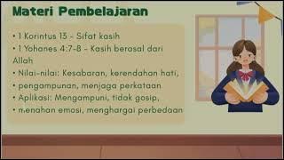 Presentasi RPP/Modul Ajar MP PAK SMP (Fase D)  Topik : Kasih sebagai Dasar orang Percaya 1 Kor: 13