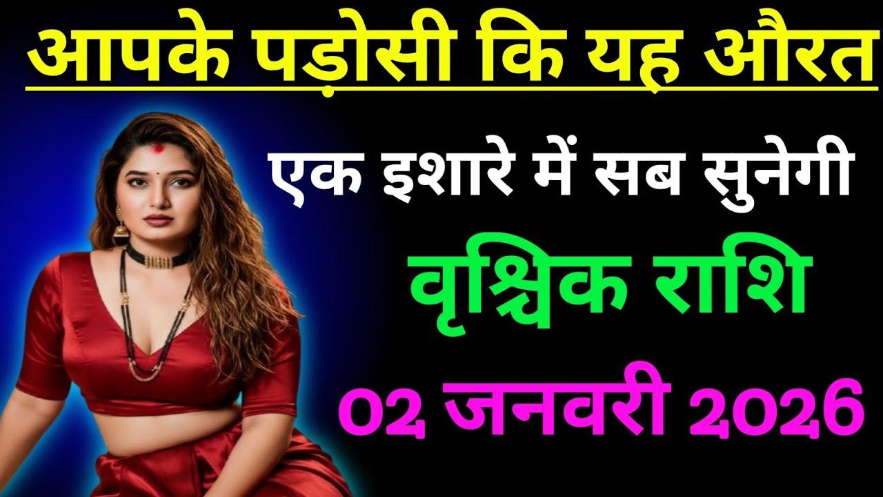 वृश्चिक राशि :- आपके पड़ोसी की यह औरत एक इशारे में सब सुन लेगी | vrishchik Rashi January 2026 