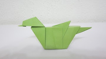 TUTORIAL - How to make a Origami Mandarin Duck (Creator: Steven Casey)