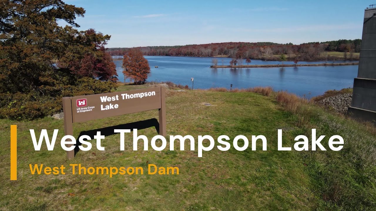 Drone Flight over the West Thompson Lake in Thompson, Connecticut YouTube