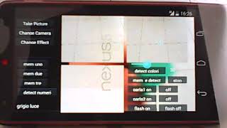 Computer vision: Colors and shapes recognition. App android