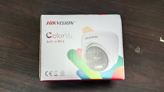 Hik Vision 5 MP ColorVu Camera with MIC Model: DS-2CE70KF0T-PFS 