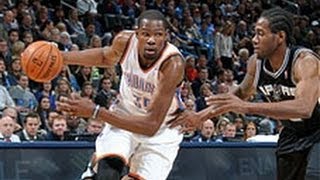Kevin Durant Lights Up the Spurs