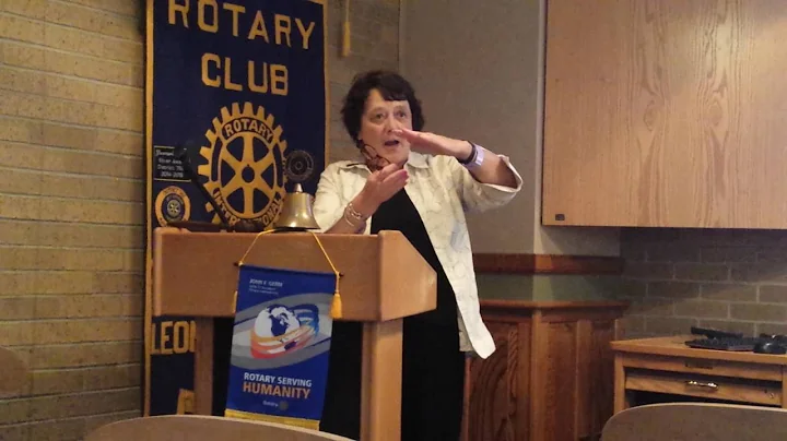 Dr Helen Daugherty at Leonardtown Rotary