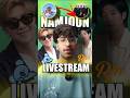 RM LIVE ON WEVERSE 🔴💜 #bts#btsarmy#kpop#viral#rm#shorts