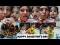 Vlog# Ghar pr aise manaya daughter's day||Mai fiza hu💃||funny dance😂
