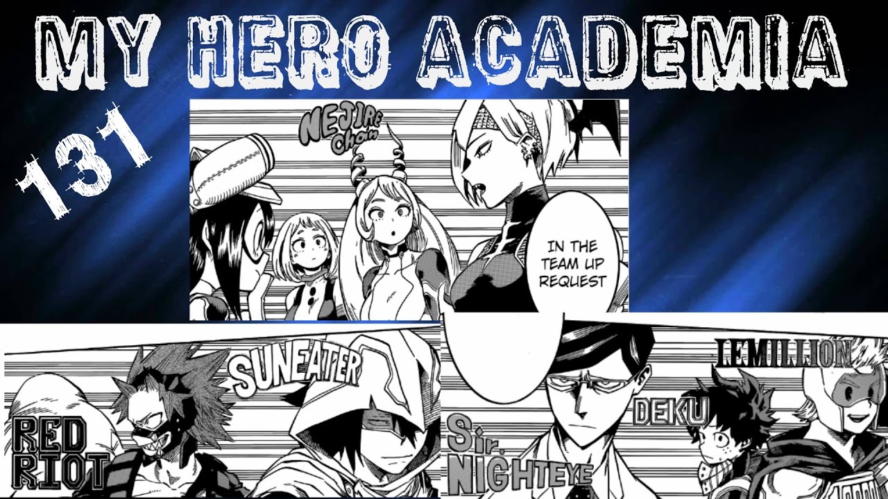 My Hero Academia Chapter 131 Live Reaction/Review Team Up Request - YouTube