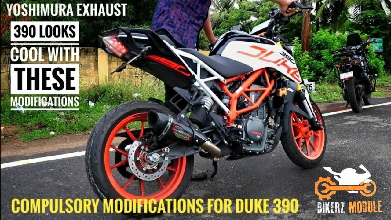 KTM Duke 390 modifiedYoshimura exhaustCinematic shotsExhaust note