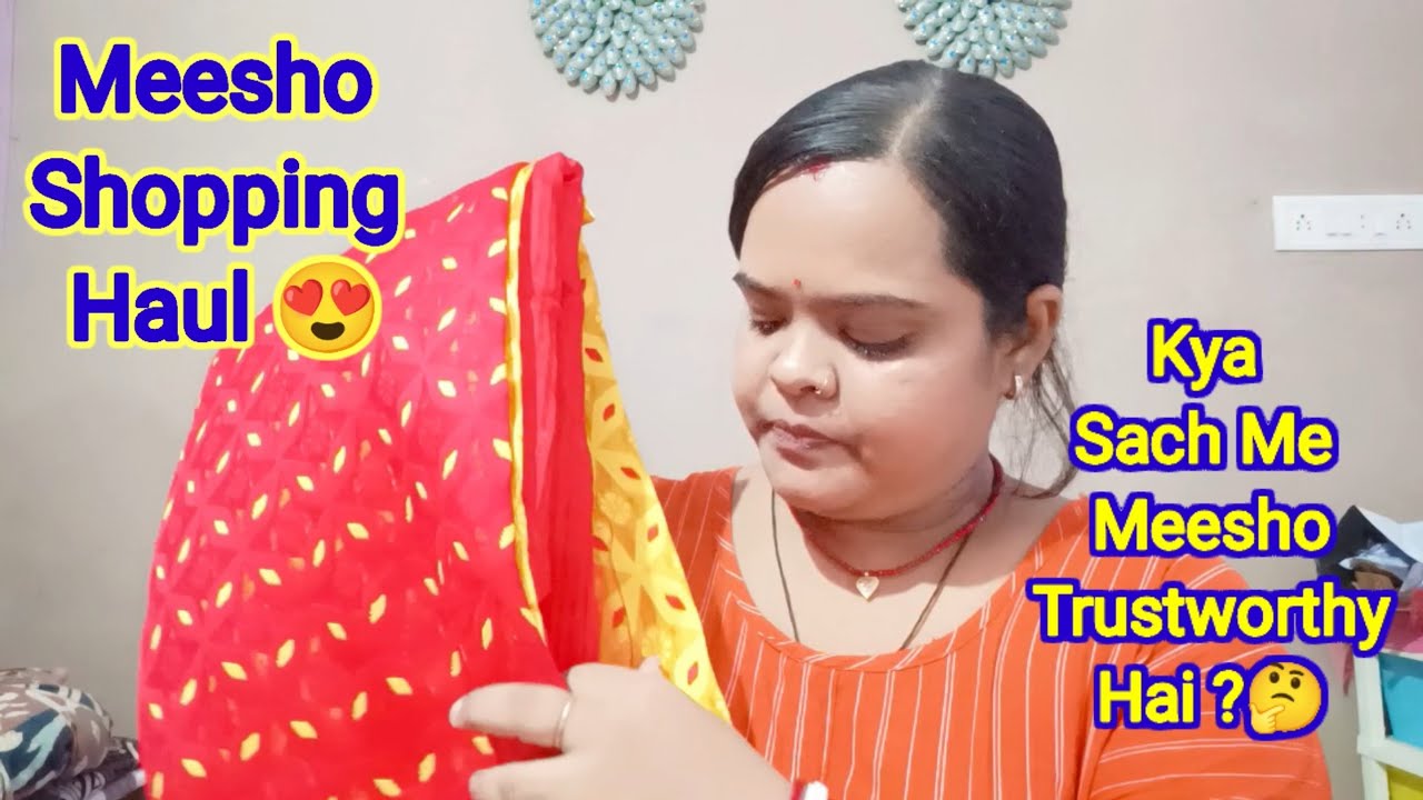 180 पहली बार Meesho से मैंने इतनी सारा 🛍️ Shipping किया 🤗 Is It