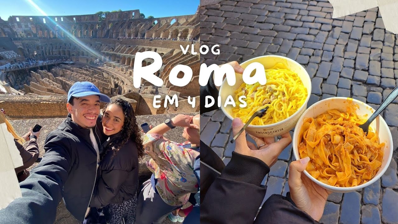Descobrindo Roma em 4 dias: Coliseu, Fontana di Trevi e muito mais! 🇮🇹
