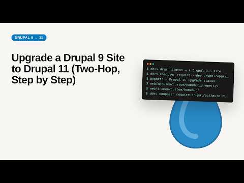 Upgrade Drupal 9 to Drupal 11 — Full Two-Hop Tutorial (9 → 10 → 11)