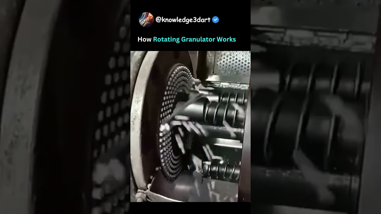 How Rotating Granulator Works